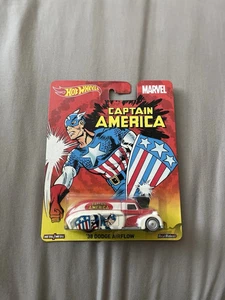Hot Wheels Captain America '38 Dodge Airflow MARVEL Real Riders Metall/Metall - Bild 1 von 1