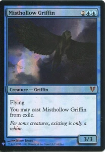 Magic The Gathering Magic The Gathering Mystery Pack Tarjeta de Lámina Misthollow Griffin - Imagen 1 de 1