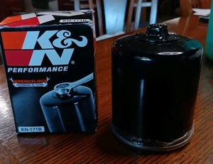 K&N KN-171B Oil Filter for Harley-Davidson V-Twin Models  High-Flow - Picture 1 of 4
