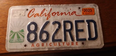 plaque immatriculation américaine Californie Usa license plate California - Photo 1/4