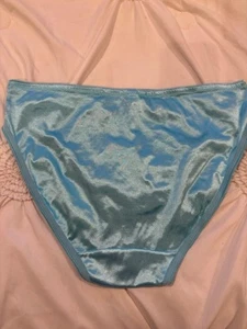 Vintage Satin Panty Blue Lucy - Picture 1 of 3