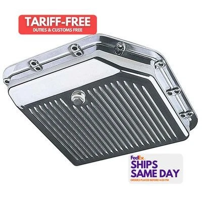 Trans-Dapt 8896, One Polished Aluminum Alum. Th350 Trans Pan Performance Parts - Image 1 of 4