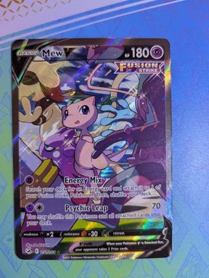 Mew v Alternate Full Art Holo Card 251/264 Swsh08: Fusion Strike Ultra Rare - Image 1 of 4