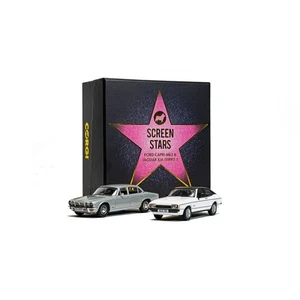 Corgi 1:43 Screen Stars - Ford Capri Mk2 2.0S & Jaguar XJ6 Series 2 Model Car - Picture 1 of 4