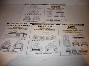 LOT 5 WORLD WAR II AFV PLANS-BRITISH-ALLIED-RUSSIAN-AXIS/AXIS & ALLIED-BRADFORD - Picture 1 of 23