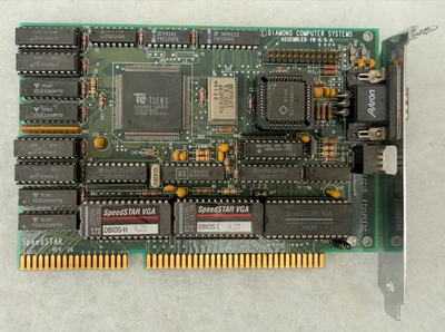 Diamond SpeedSTAR VGA - 16-Bit ISA-Grafikkarte - TSENG LABS - Rev. 06 - Bild 1 von 3