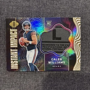 2024 Panini Illusions Caleb Williams Instant Impact Laundry Tag ADDED PATCH - Picture 1 of 2