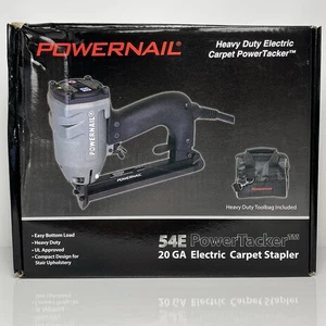 Powernail PTACK54E Electric Carpet Stapler Upholstery Tacker 20ga 3/16" Crown - Foto 1 di 20