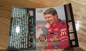 Bill Elliott Out of the Chute #22 NASCAR Driver 1995 Action Packed UNFOLDED - Picture 1 of 1