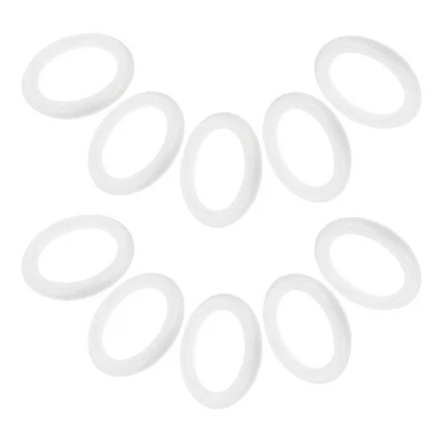  10 Pcs Foam Circle Weihnachtskranz Weißer Schaumkranz Aus Styropor - Bild 1 von 4
