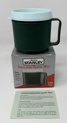 Taza de viaje aislada Aladdin Stanley 12 OZ plástico irrompible con caja EE. UU. Foto 1 de 4