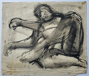 Zeichnung Federzeichnung Akt Weiblich  Rudolf Rothe Signiert Nachlass 1970 - Picture 1 of 10