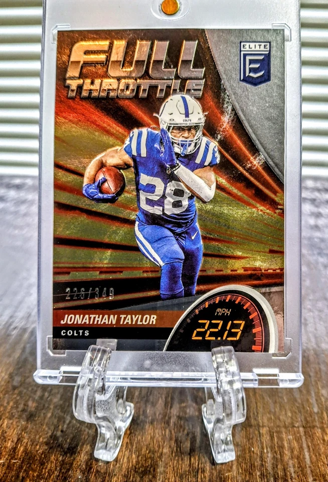 📈2022 Panini Donruss Elite - Full Throttle #FT1 Jonathan Taylor SP /349 COLTS🏈 - Image 1 of 1