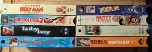 Black Movie Classics VHS Lot Eddie Murphy Baby Boy Menace II Society More - Picture 1 of 1