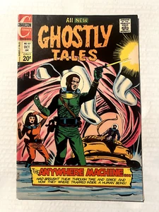 GHOSTLY TALES 107 "THE ANYWHERE MACHINE" WAYNE HOWARD COVER CHARLTON COMICS 1972 - Picture 1 of 6