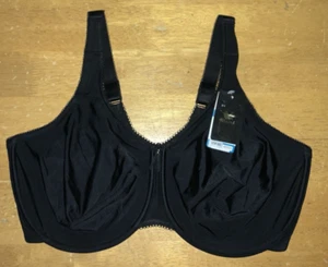 Nuevo Sujetador con aros WACOAL 855192 Basic Beauty 40DDD negro nuevo con etiquetas - Imagen 1 de 2
