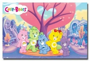 CARE BEARS POSTER Love RARE HOT NEW 24X36 - Picture 1 of 1