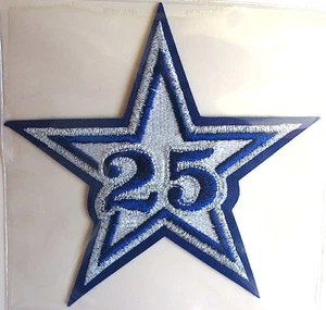 DALLAS COWBOYS ~ 25th ANNIVERSARY NFL TEAM PATCH ONLY Willabee & Ward WORN 1984 - Picture 1 of 1