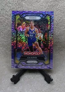 Tarjeta serie KIA NURSE 2024 WNBA Prizm Monopoly PURPLE MILLIONAIRE PRIZMS #42/50 - Imagen 1 de 3