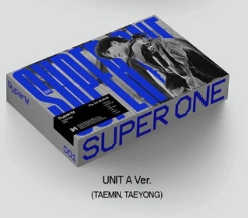Superm 1st Album Super One Random CD P.book Booklet 2p Card F.poster Post US