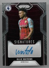 2021-22 Panini Prizm Premier League Autograph Auto Card : Ollie Watkins