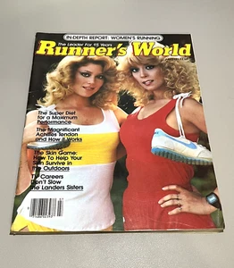 1981 Runner’s World Magazine July Judy & Audrey Landers Sisters RARE - Bild 1 von 12