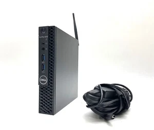 Dell OptiPlex 3070 Micro PC MFF i5-8500T 2.10GHz 8GB 128GB NVMe+240GB Win11 WIFI - Picture 1 of 9