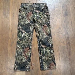 Mossy Oak Jeans Mens 34 Break Up Camo Denim Pants Relaxed Fit Hunting Outdoors - Picture 1 of 11