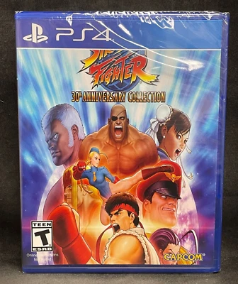Street Fighter 30th Anniversary Collection (PlayStation 4 / PS4) NEW *MISPRINT* - Image 1 of 2