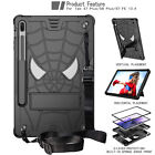 For Samsung Galaxy Tab S8 S7+S8 A8 S7 Fe S6 Lite Kickstand Strap Shockproof Case