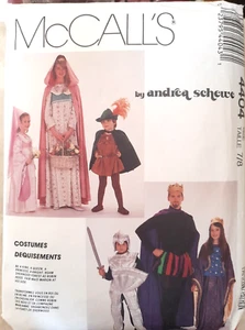 McCall's Medieval Halloween Costumes Pattern Kids Size 7/8 4404 Pre-owned - Picture 1 of 8