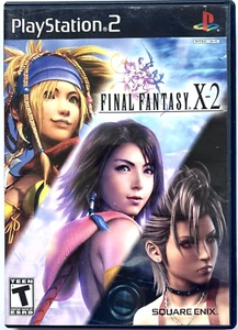 VINTAGE FINAL FANTASY X-2 SONY PLAYSTATION 2 BLACK LABEL PS2 GAME COMPLETE - Picture 1 of 3