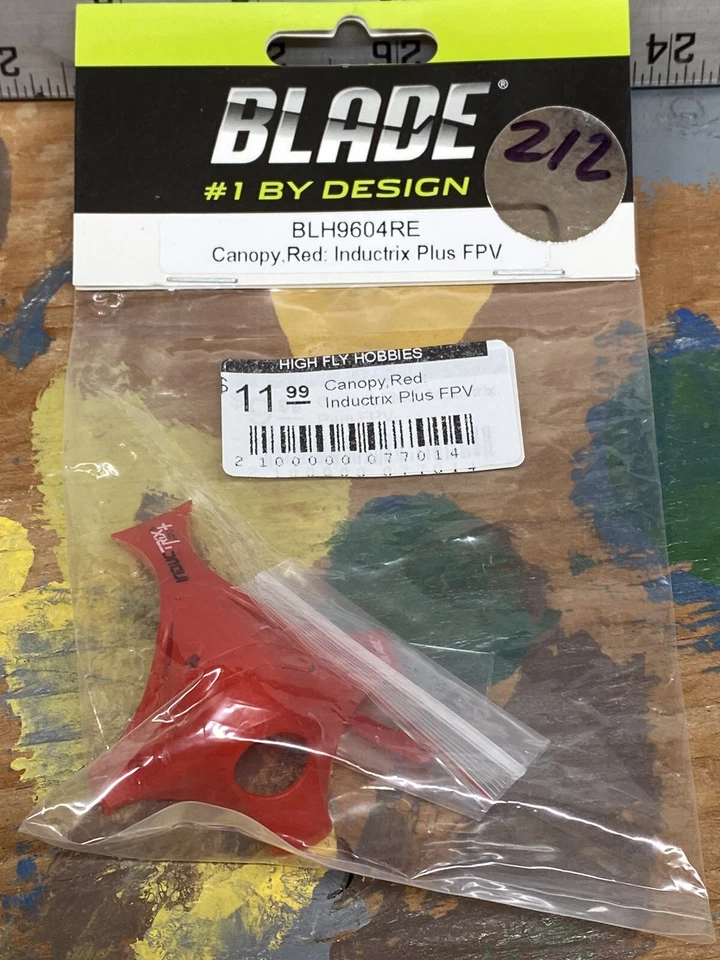 Blade Canopy Red Inductrix FPV BLH9604RE