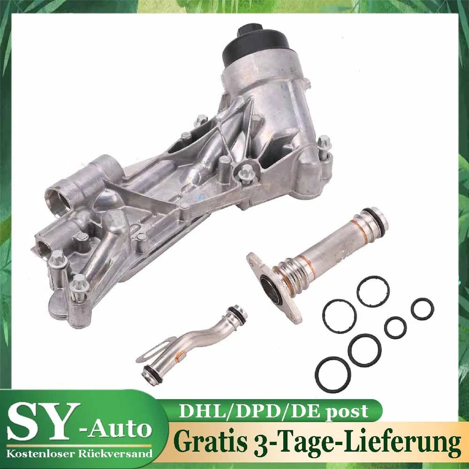 Carcasa del filtro de aceite enfriador de aceite y juego de juntas para Chevrolet Cruze Opel Astra gasolina - Imagen 1 de 4