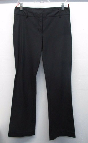 Prada Pantalone Donna Slim Elasticizzato Nero Vestito Made in Italy Taglia 42 EU