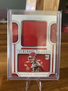 Skyy Moore 🔥/49 RC Patch🔥 2022 National Treasures Rookie Relic #TTR_SMO Chiefs - Bild 1 von 2