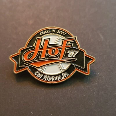 Rare Hall Of Fame Class of 2007 Cal Ripken Jr. Lapel-Hat Pin Baltimore Orioles - Image 1 of 2
