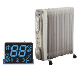 BIONAIRE 2.5KW 11 FIN OIL FILLED RADIATOR 4HEAT SETTINGS With Digital TIMER - Picture 1 of 2