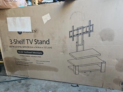 Soporte de TV de 3 estantes Ballenas 55" Foto 1 de 3