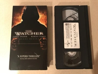 The Watcher (VHS, 2000) James Spader, Marisa Tomei, Keanu Reeves - Image 1 of 3