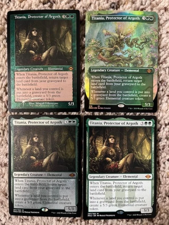 MTG- Titania, Protector of Argoth x4 - MH2 (Three are FOIL) - Image 1 of 1