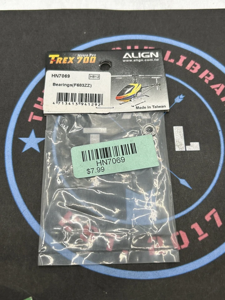 Align T-Rex 700 HN7069 Bearings (2) F683ZZ. H812 - Image 1 of 1