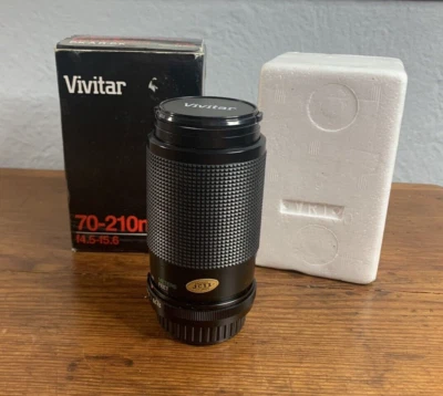 Vivitar MC 70-210mm f/4.5-5.6 Macro Focusing Zoom Ø52mm Lens For Pentax KA/Ricoh - Image 1 of 4