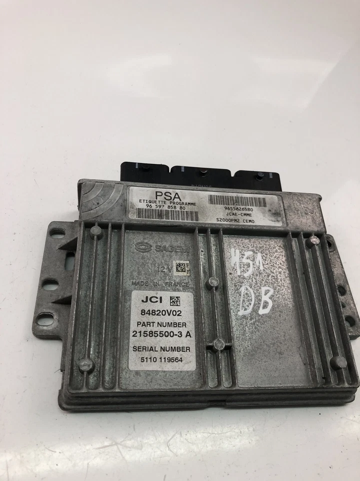 Centralina motore CITROËN C5 I DC 9659785880 9655826580 ECU 2002 27247476 - Immagine 1 di 4