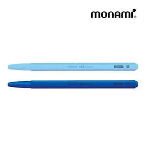 NEW Monami - 153 Ocean High Quality Ballpens Black Ink Ball Point Pen 0.7mm - Picture 1 of 5