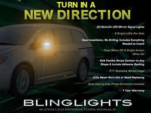 Honda Odyssey LED Side View Mirror Turn Signal Lights Blinker Signaler Lamps Set