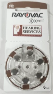 Rayovac Xcell Size 312 Zinc Air Hearing Aid Batteries (84 Pack) EXP 10/2026 - Picture 1 of 5