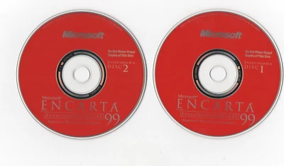 microsoft encarta deluxe suite 5 - disc set Virtual Globe CD - Image 1 of 4