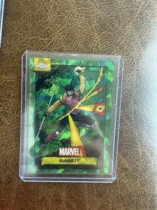 2024 Topps Chrome Marvel Sapphire Gambit Green Sapphire /99 - Picture 1 of 2
