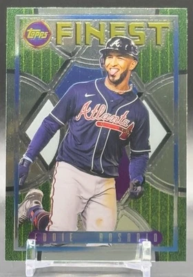 2022 Topps Finest Flashbacks #151 Eddie Rosario Atlanta Braves - Image 1 of 2